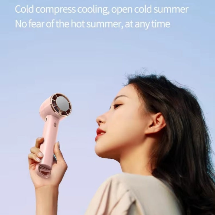 CL02 Outdoor Summer Cooler Cooling Effect Handheld Fan USB Semiconductor Fan(White) - Electric Fans by buy2fix | Online Shopping UK | buy2fix