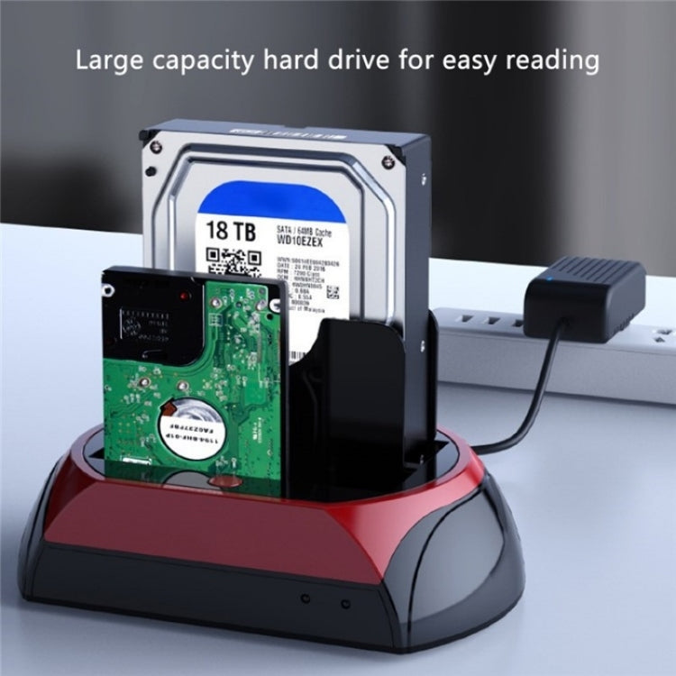 575D USB Hard Disk Holder Laptop Mobile Hard Disk Box 2.5 / 3.5inch SATA IDE HDD Base, Plug:AU Plug - HDD Enclosure by buy2fix | Online Shopping UK | buy2fix