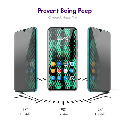 For Tecno Spark 10 / 10 5G ENKAY Hat-Prince 28 Degree Anti-peeping Privacy Tempered Glass Film - Tecno Tempered Glass by ENKAY | Online Shopping UK | buy2fix