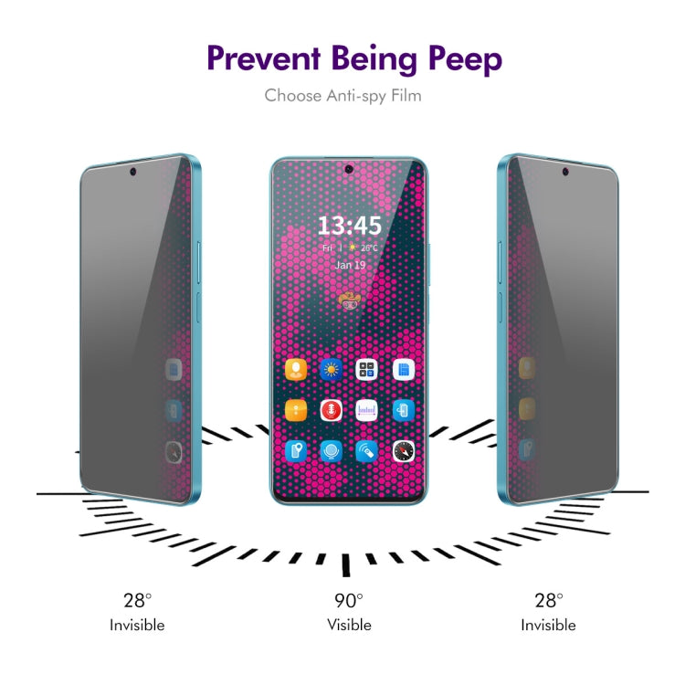 For Tecno Spark 10 Pro 5pcs ENKAY Hat-Prince 28 Degree Anti-peeping Privacy Tempered Glass Film - Others by ENKAY | Online Shopping UK | buy2fix