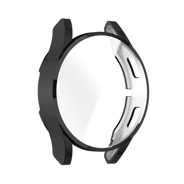 For Samsung Galaxy Watch FE 40mm Full Coverage TPU Electroplated Watch Protective Case(Black) - Watch Cases by buy2fix | Online Shopping UK | buy2fix