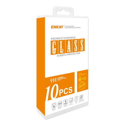 For Samsung Galaxy S24 FE 5G 10pcs ENKAY 9H Big Arc Edge High Aluminum-silicon Tempered Glass Film - Galaxy S24 FE 5G Tempered Glass by ENKAY | Online Shopping UK | buy2fix