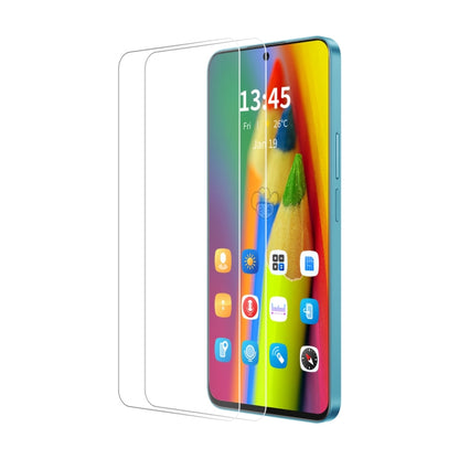 For Motorola Moto G Play 2024 2pcs ENKAY 9H Big Arc Edge High Aluminum-silicon Tempered Glass Film - Motorola Tempered Glass by ENKAY | Online Shopping UK | buy2fix