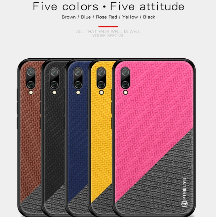 PINWUYO Honors Series Shockproof PC + TPU Protective Case for Huawei Enjoy 9 (Global Official Version) / Y7 Pro 2019(Red) - Huawei Cases by PINWUYO | Online Shopping UK | buy2fix