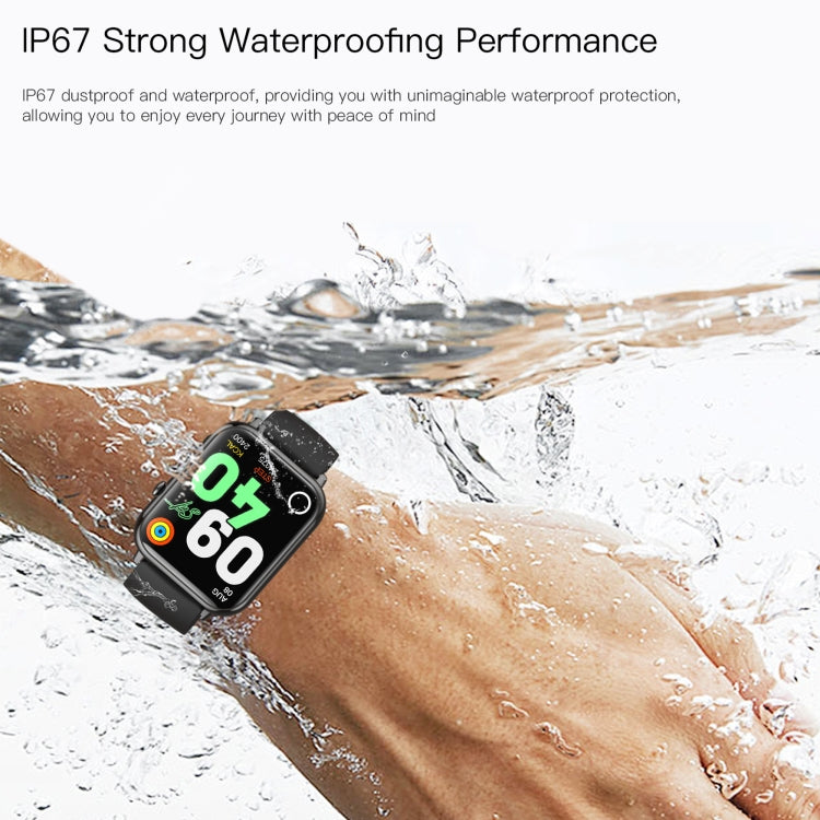 Q19 Max 2.1 inch HD Screen Waterproof Sports Business Smart Watch(Purple) - Smart Watches by buy2fix | Online Shopping UK | buy2fix