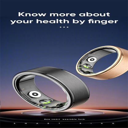 R03 SIZE 12 Smart Ring, Support Heart Rate / Blood Oxygen / Sleep / Multiple Sports Modes(Black) - Smart Rings / Smart Telephones by buy2fix | Online Shopping UK | buy2fix