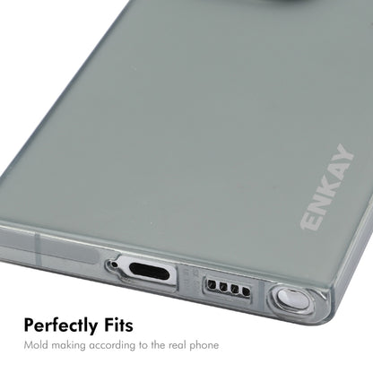 For Samsung Galaxy S23 Ultra 5G ENKAY Hat-Prince Translucent Matte TPU Soft Phone Case(White) - Galaxy S23 Ultra 5G Cases by ENKAY | Online Shopping UK | buy2fix