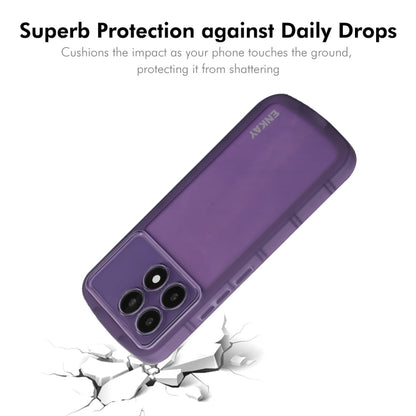 For Redmi K70 / K70 Pro ENKAY Hat-Prince Translucent Matte TPU Shockproof Phone Case(Purple) - K70 Pro Cases by ENKAY | Online Shopping UK | buy2fix