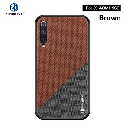 PINWUYO Honors Series Shockproof PC + TPU Protective Case for Xiaomi Mi 9 SE(Brown) - Xiaomi Cases by PINWUYO | Online Shopping UK | buy2fix