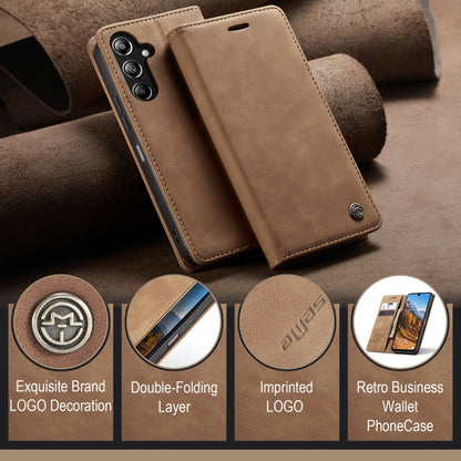 For Samsung Galaxy A16 5G CaseMe 013 Multifunctional Horizontal Flip Leather Phone Case(Brown) - Galaxy Phone Cases by CaseMe | Online Shopping UK | buy2fix