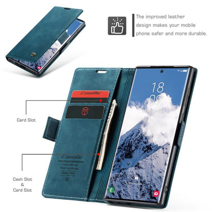 For Samsung Galaxy S25 Ultra 5G CaseMe 013 Multifunctional Horizontal Flip Leather Phone Case(Blue) - Galaxy S25 Ultra 5G Cases by CaseMe | Online Shopping UK | buy2fix