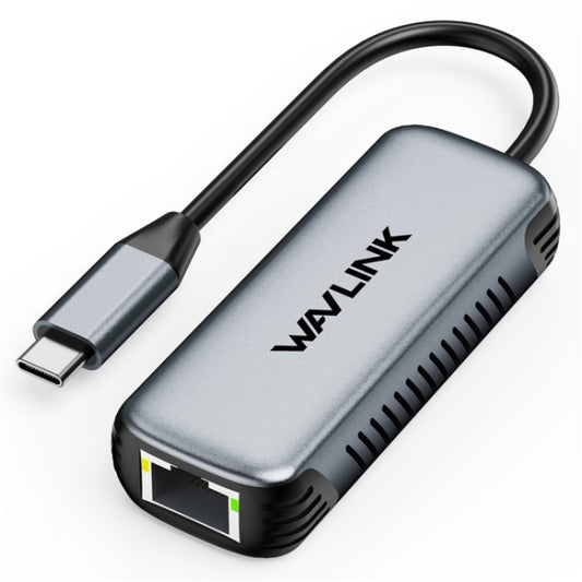 WAVLINK NWU340G 5Gbps Wired Network Converter USB-C to RJ45 Gigabit Ethernet Adapter - Network Hubs by WAVLINK | Online Shopping UK | buy2fix