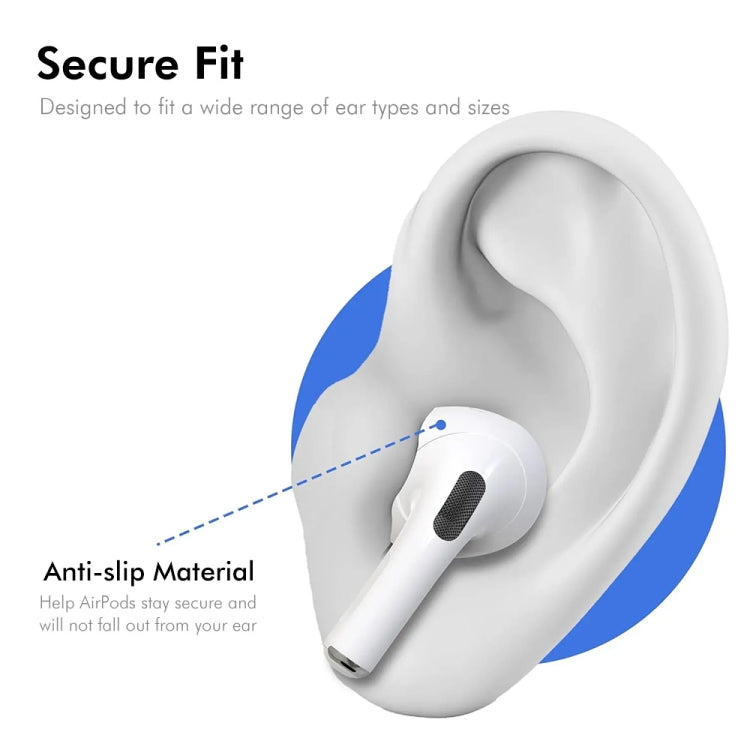 For Apple AirPods 4 2024 ENKAY Hat-Prince Thickened Silicone Case with Hook and Anti-lost Silicone Earbuds(White) - For AirPods 4 by ENKAY | Online Shopping UK | buy2fix