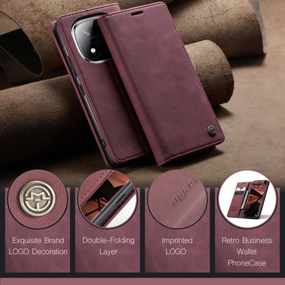 For Redmi Note 14 Pro 5G CaseMe 013 Multifunctional Horizontal Flip Leather Phone Case(Red) - Note 14 Pro Cases by CaseMe | Online Shopping UK | buy2fix