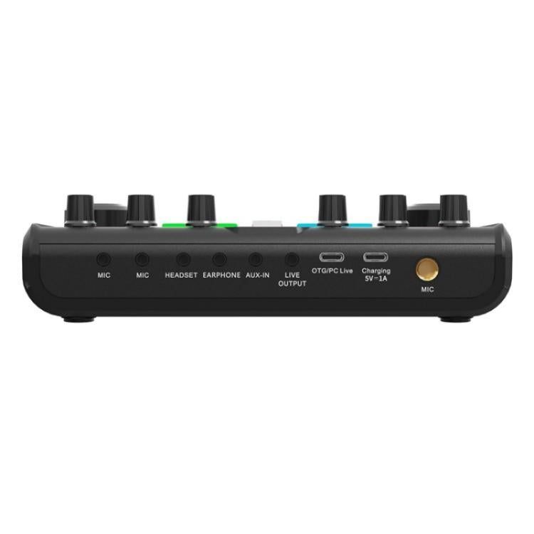 P99 Live Streaming Sound Card with DJ Mixer Voice Converter Audio Mixer - Live Sound Effects Processors by buy2fix | Online Shopping UK | buy2fix