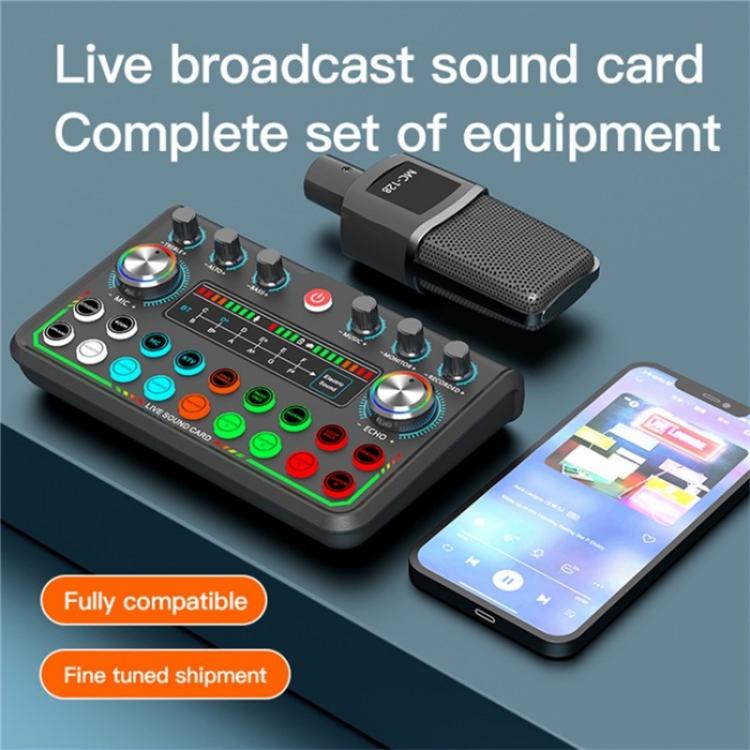 P99 Live Streaming Sound Card with DJ Mixer Voice Converter Audio Mixer - Live Sound Effects Processors by buy2fix | Online Shopping UK | buy2fix