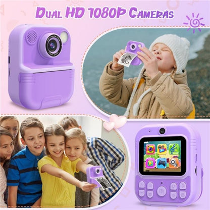 E8 2.4 Inch Screen Photo Printing Video Recorder Multifunctional Kids Dual Lens Camera(Pink) - Children Cameras by buy2fix | Online Shopping UK | buy2fix