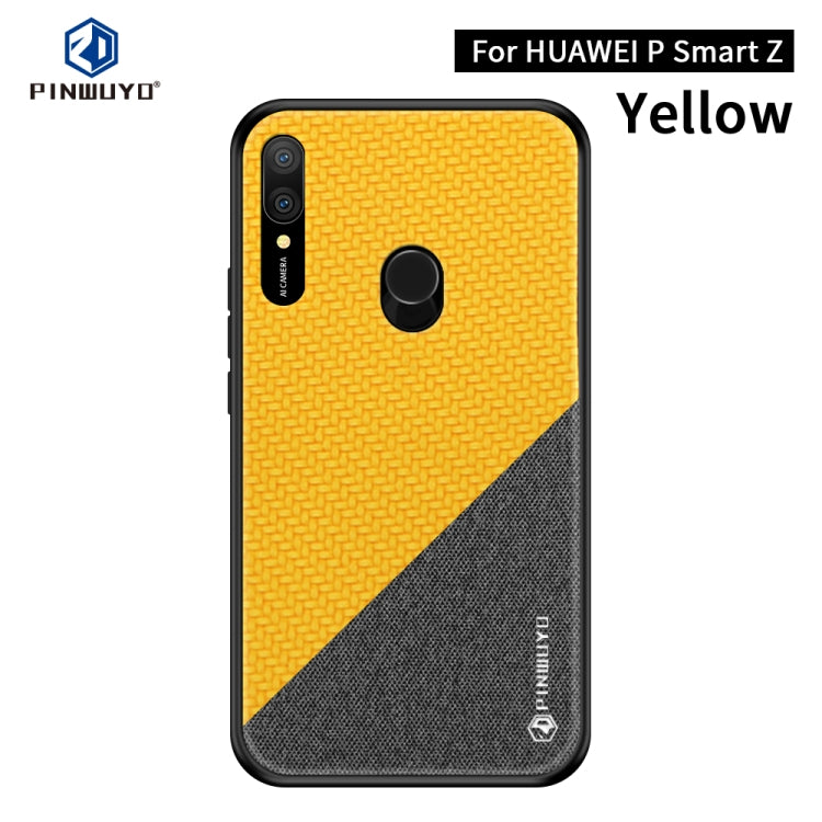 PINWUYO Honors Series Shockproof PC + TPU Protective Case for Huawei P Smart Z/Y9 Prime 2019(Yellow) - Huawei Cases by PINWUYO | Online Shopping UK | buy2fix