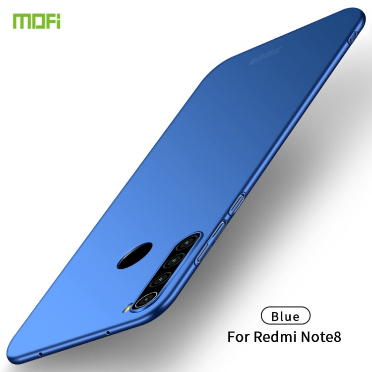 For Xiaomi RedMi Note8 MOFI Frosted PC Ultra-thin Hard Case(Blue) - Xiaomi Cases by MOFI | Online Shopping UK | buy2fix