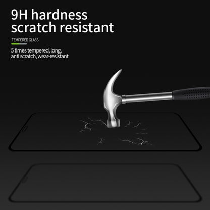 For iPhone 11 PINWUYO 9H 2.5D Full Screen Tempered Glass Film(Black) - iPhone 11 Tempered Glass by PINWUYO | Online Shopping UK | buy2fix