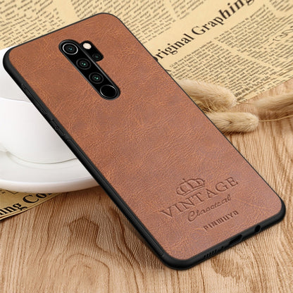 For Xiaomi RedMi Note 8 Pro PINWUYO Pin Rui Series Classical Leather, PC + TPU + PU Leather Waterproof And Anti-fall All-inclusive Protective Shell(Brown) - Xiaomi Cases by PINWUYO | Online Shopping UK | buy2fix