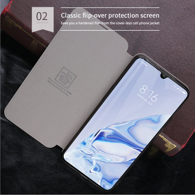 For Xiaomi  Mi 9 Pro MOFI Rui Series Classical Leather Flip Leather Case With Bracket Embedded Steel Plate All-inclusive(Black) - Xiaomi Cases by MOFI | Online Shopping UK | buy2fix