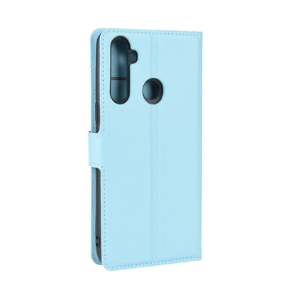 For OPPO Realme C3 (3 Cameras) Litchi Texture Horizontal Flip Protective Case with Holder & Card Slots & Wallet(Blue) - Realme Cases by buy2fix | Online Shopping UK | buy2fix