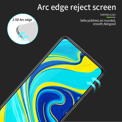 For Xiaomi Redmi Note9Pro / Note9S PINWUYO 9H 2.5D Full Screen Tempered Glass Film(Black) -  by PINWUYO | Online Shopping UK | buy2fix