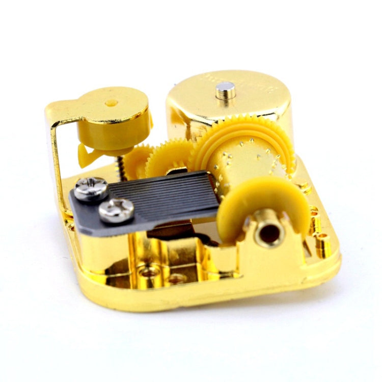 Eight-tone Gold-plated Bar Repair Parts DIY Sky City Paperback Music Box(Canon) - Music Box by buy2fix | Online Shopping UK | buy2fix