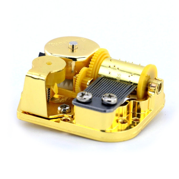 Eight-tone Gold-plated Bar Repair Parts DIY Sky City Paperback Music Box(Robot Cat) - Music Box by buy2fix | Online Shopping UK | buy2fix