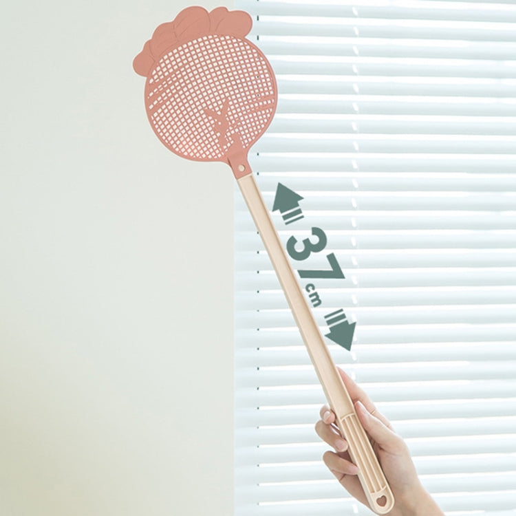 Summer Plastic Fly Swatter Flycatcher, Style:Snowflake Pattern(Dark Light Gray) - Fly Swatter by buy2fix | Online Shopping UK | buy2fix