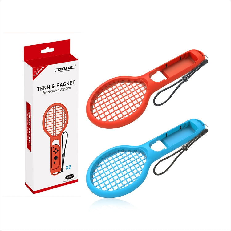 BODE Left and Right Small Handle Tennis Racket NS Game Grip Sports Game Handle TNS1843 for Switch(Red and blue) - Cases by BODE | Online Shopping UK | buy2fix