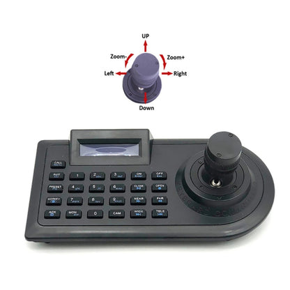 JSK-8003C Monitoring Keyboard PTZ Rocker Ball Camera Keyboard, Specification:3 Axis(EU Plug) - Other Tools by buy2fix | Online Shopping UK | buy2fix