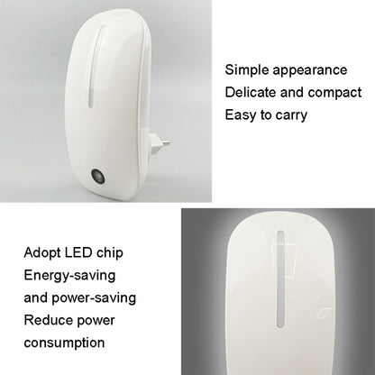 A66 Mouse Type LED Intelligent Light Control Night Light, Plug:US Plug(Green) - Sensor LED Lights by buy2fix | Online Shopping UK | buy2fix