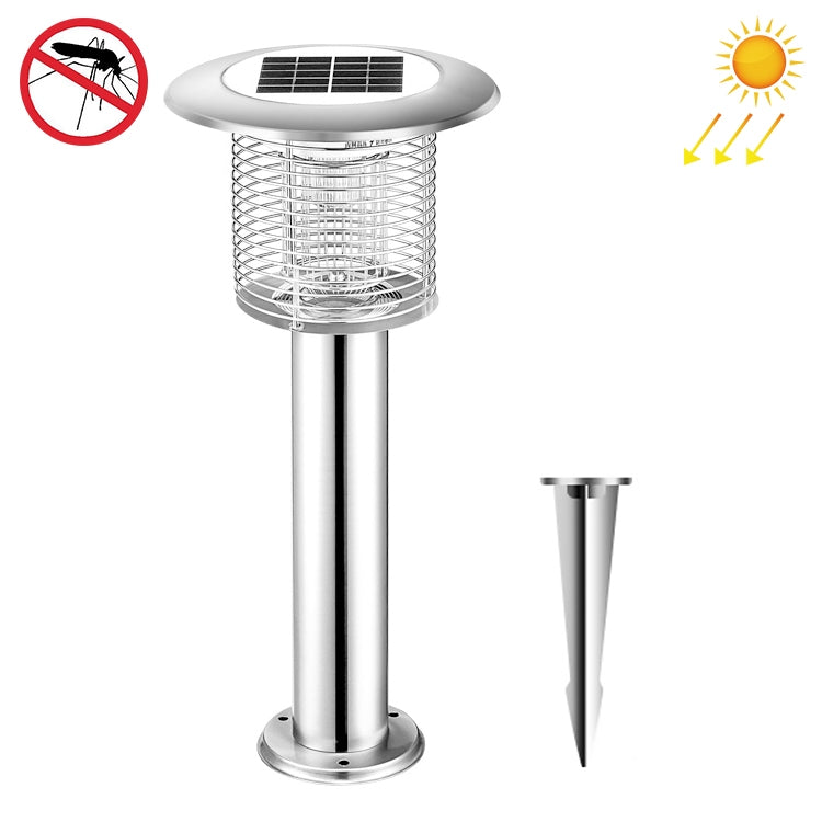 Outdoor Solar Waterproof Mosquito Lamp Mosquito Repellent, Color:TM03 Silver - Outdoor Insect Repellent by buy2fix | Online Shopping UK | buy2fix