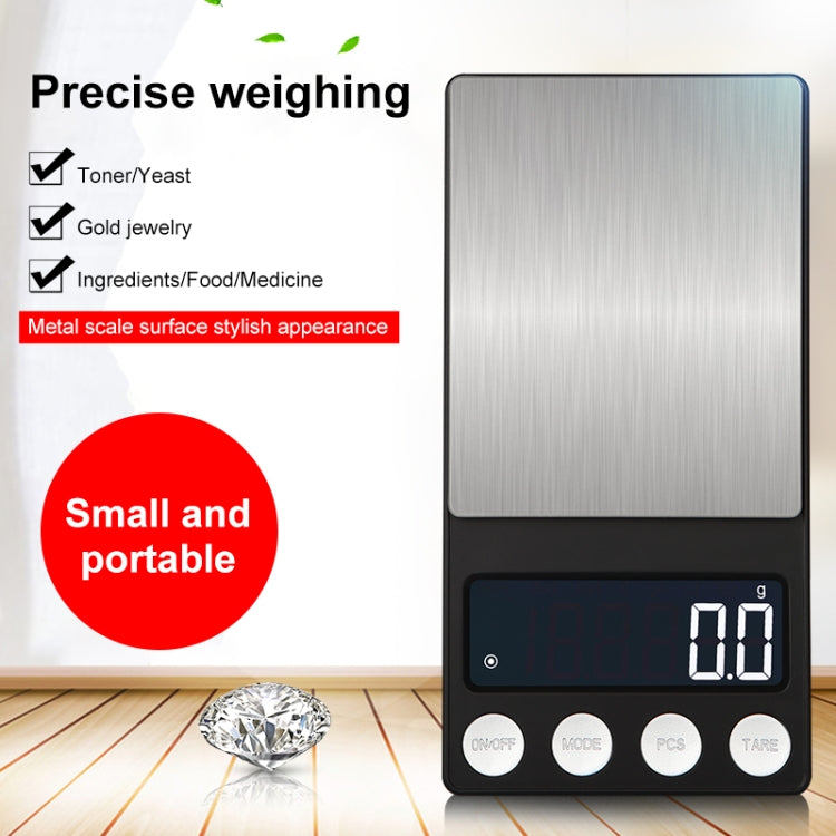 High-Precision Electronic Scale Mini Portable Jewellery Medicine Scale, Style:100g/0.01g - Jewelry Scales by buy2fix | Online Shopping UK | buy2fix