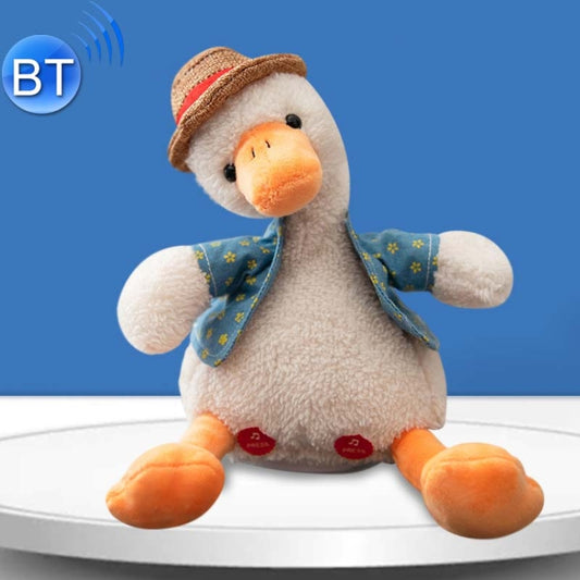 Repeat Duck Tricky Duck Learn Talking Singing Plush Duck Toy, Style:Bluetooth+Recording - Electronic Pets by buy2fix | Online Shopping UK | buy2fix