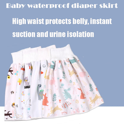 Baby Water-Proof And Leak-Proof Cloth Diapers Children Washable Cotton Cloth Bed-Wetting Skirt Pants, Colour: L(Dinosaur Cactus) - Baby Care by buy2fix | Online Shopping UK | buy2fix