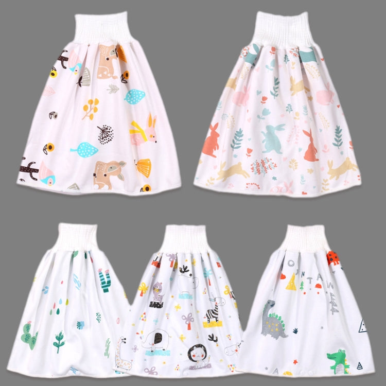 Baby Water-Proof And Leak-Proof Cloth Diapers Children Washable Cotton Cloth Bed-Wetting Skirt Pants, Colour: L(Dinosaur Cactus) - Baby Care by buy2fix | Online Shopping UK | buy2fix