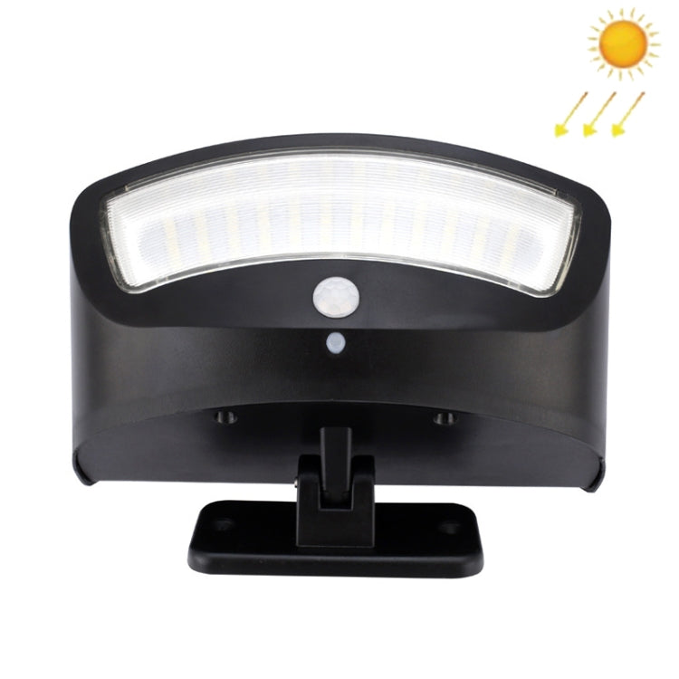 36-LED Outdoor Courtyard Lighting Solar Street Lights Human Body Induction Wall Lights(Warm Light) - Solar Lights by buy2fix | Online Shopping UK | buy2fix