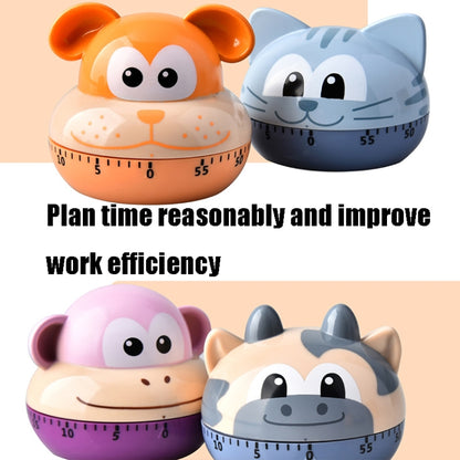 Kitchen Mechanical Timer Cartoon 60 Minutes Timer Baking Cooking Reminder(Little Monkey) - Digital Countdown by buy2fix | Online Shopping UK | buy2fix