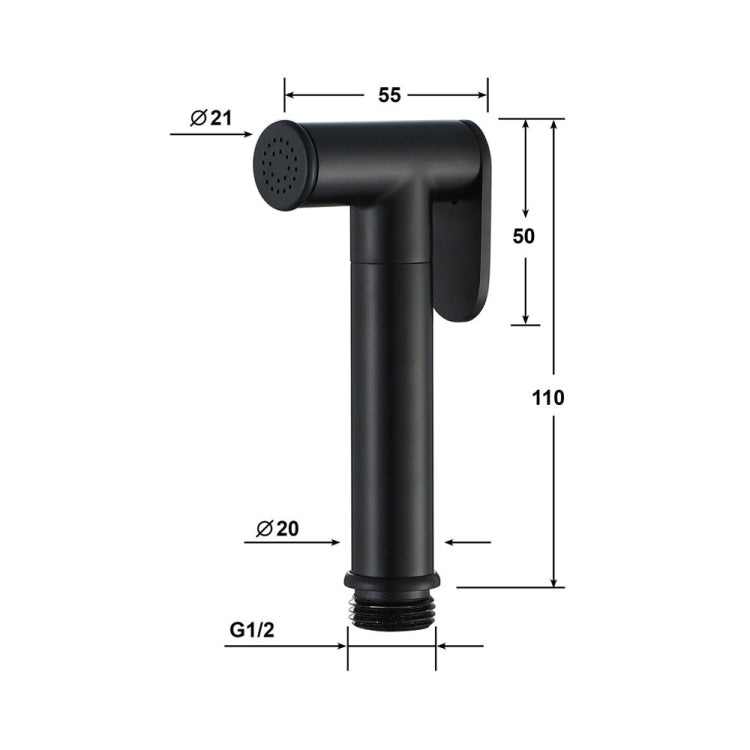 Small Shower Nozzle Toilet Rover Set, Specification: Sprinkler+Base+1.5m Hose+Corner Valve - Shower Head by buy2fix | Online Shopping UK | buy2fix