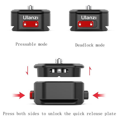 Ulanzi Claw SLR Mirrorless Sports Camera Quick Release System 2333 Aka Quick Release Plate -  by Ulanzi | Online Shopping UK | buy2fix