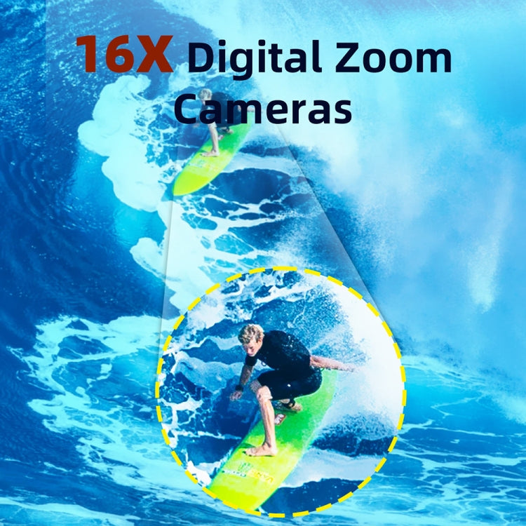 WDC901 3.5m Waterproof 48MP HD Dual Screen Outdoor Sports Digital Camera AU Plug(Green) - Children Cameras by buy2fix | Online Shopping UK | buy2fix