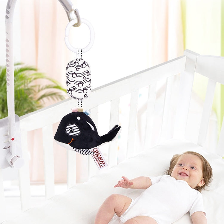 TOLOLO T168231-4 Newborn Bed Bell Early Education Toy Visually Inspires Black And White Wind Chimes Baby Bed Hanging(4D Starfish) - Baby Toys by buy2fix | Online Shopping UK | buy2fix