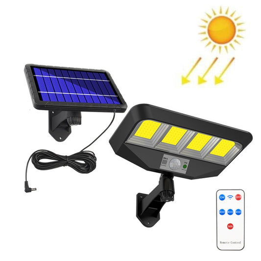 TG-TY081 LED Solar Wall Light Body Sensation Outdoor Waterproof Courtyard Lamp with Remote Control, Style: 138 COB Splitable - Solar Lights by buy2fix | Online Shopping UK | buy2fix