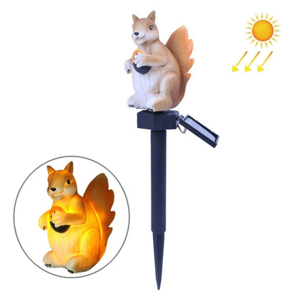 LED Solar Squirrel Lawn Light Outdoor Garden Decoration Landscape Light(Warm White Light) - Solar Lights by buy2fix | Online Shopping UK | buy2fix