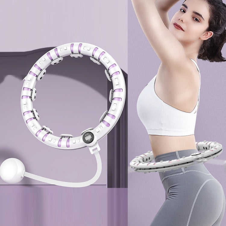 Slimming Massage Smart Counting Weight-Bearing Fat Loss Fitness Circles, Specification: 12 Knots (Taro Purple) - Fitness Circles by buy2fix | Online Shopping UK | buy2fix