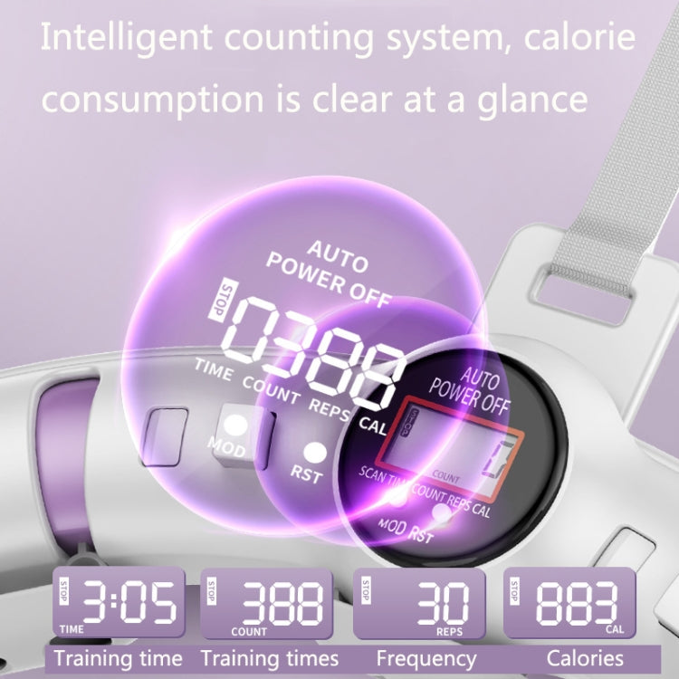 Slimming Massage Smart Counting Weight-Bearing Fat Loss Fitness Circles, Specification: 12 Knots (Taro Purple) - Fitness Circles by buy2fix | Online Shopping UK | buy2fix