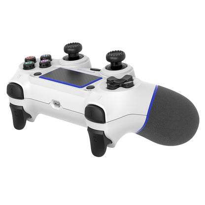 Wireless Bluetooth Rubberized Gamepad For PS4(White Green) - Gamepads by buy2fix | Online Shopping UK | buy2fix